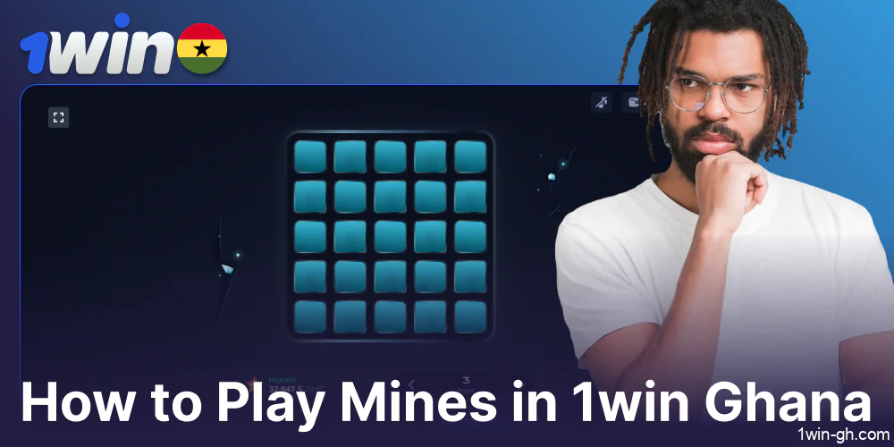 Guide for players from Ghana on playing the Mines game on 1win