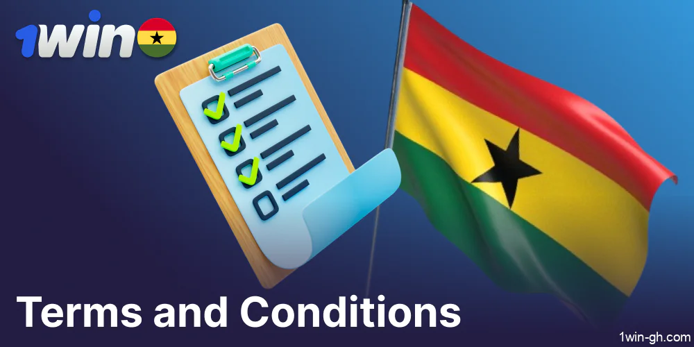 1win terms and conditions in Ghana